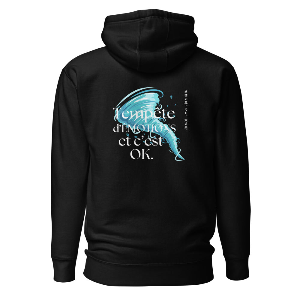 Sweat à Capuche "Tempête d'émotions et c'est ok"