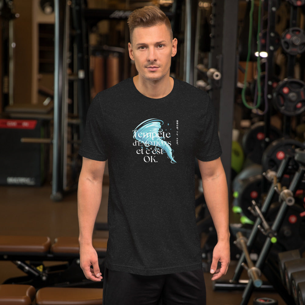 T-shirt Classique "Tempête d'émotions et c'est ok"