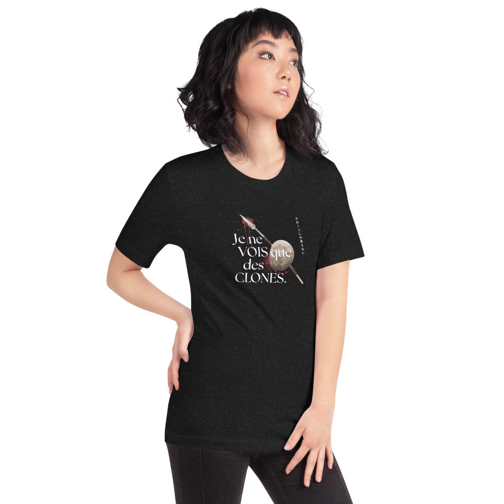 T-shirt Classique "Je ne vois que des clones"