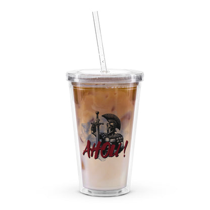 Gobelet en plastique transparent "AHOU"