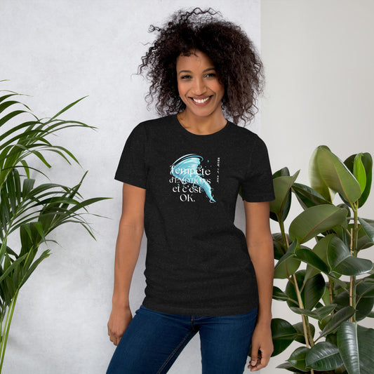 T-shirt Classique "Tempête d'émotions et c'est ok"