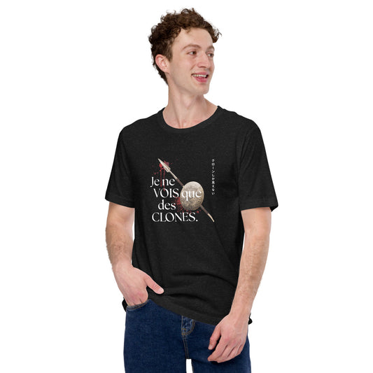 T-shirt Classique "Je ne vois que des clones"